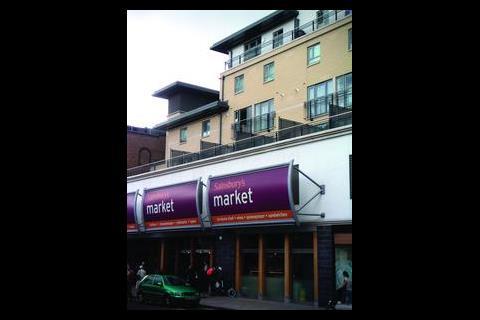 Network Housing Group’s Pimlico Village has apartments above a supermarket